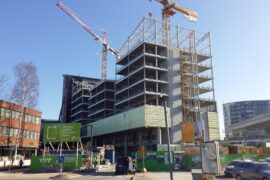 Dixi2 office building Helsinki, 460 tons, year 2016
