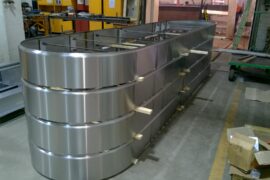 Stainless steel edges to fuel stations